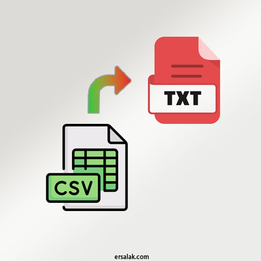 csv to txt